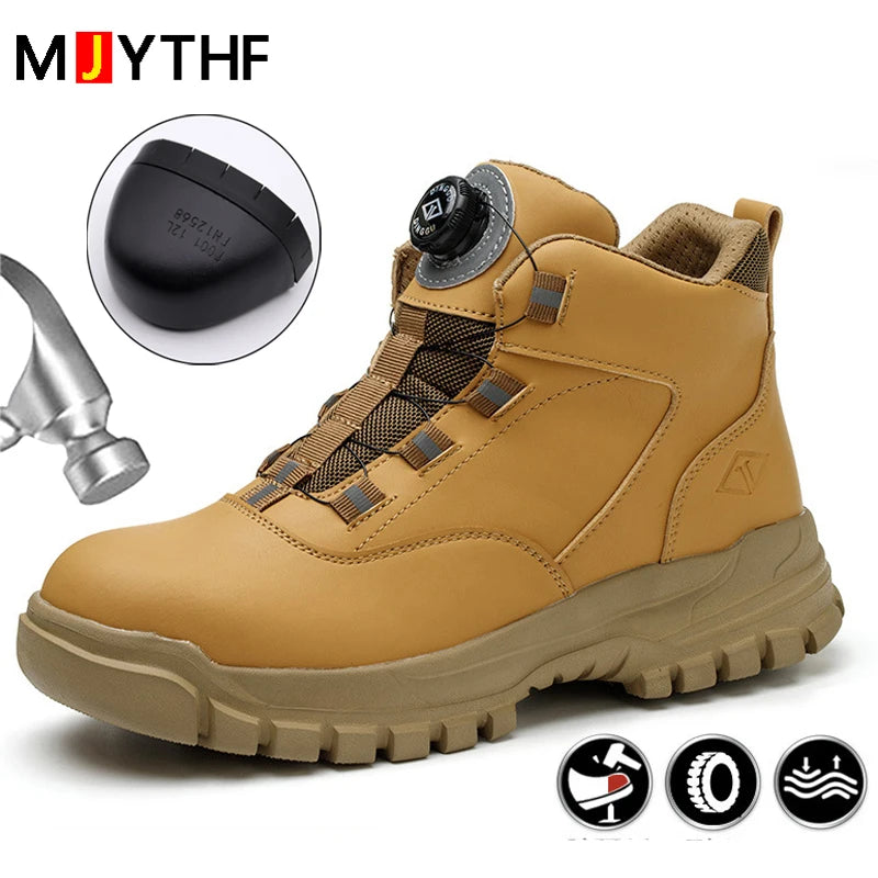 Safety Shoes Men Waterproof Steel Toe