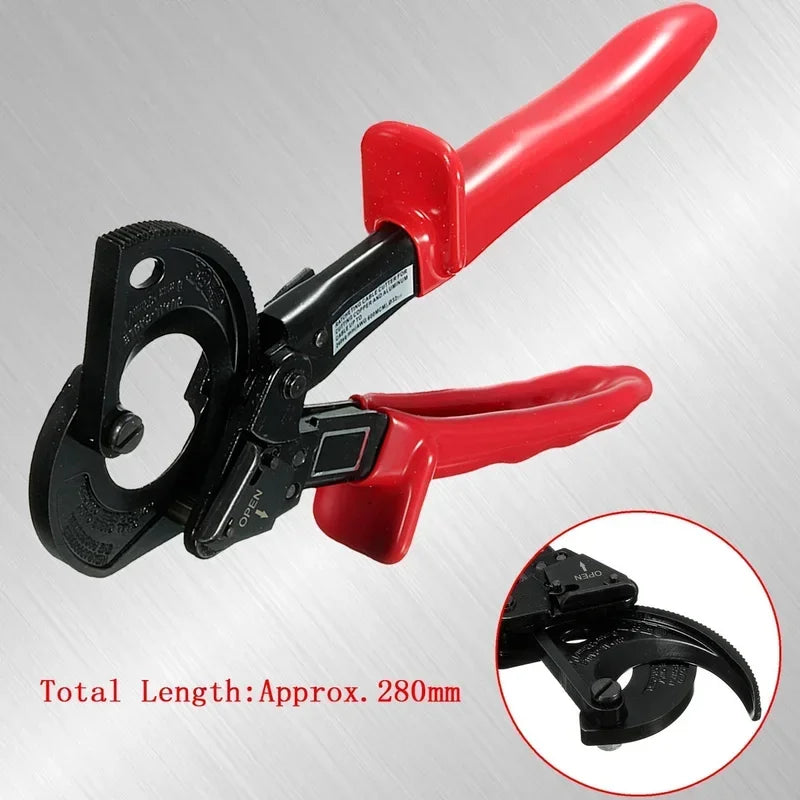 Cutting Pliers Ratchet Cable Cutter Ratcheting Metal Wire Cut Up - Tool Traction