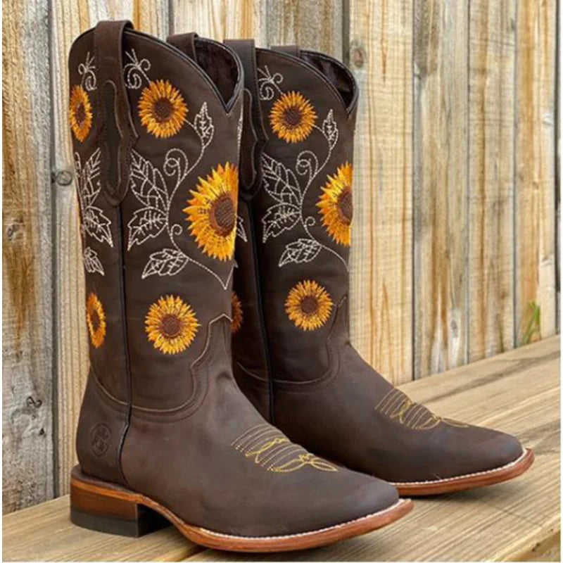 Western Cowboy Women Boots