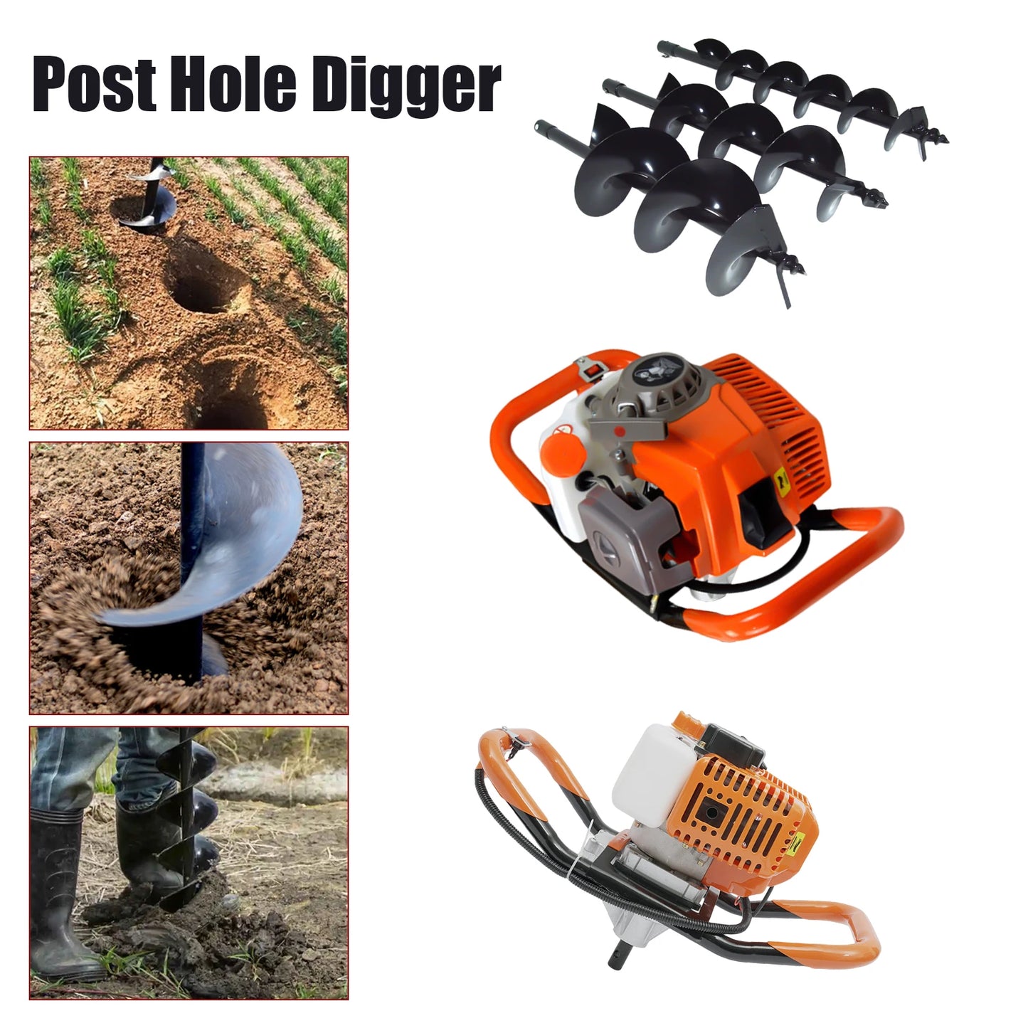 Hole Digger Digging Machine - Tool Traction