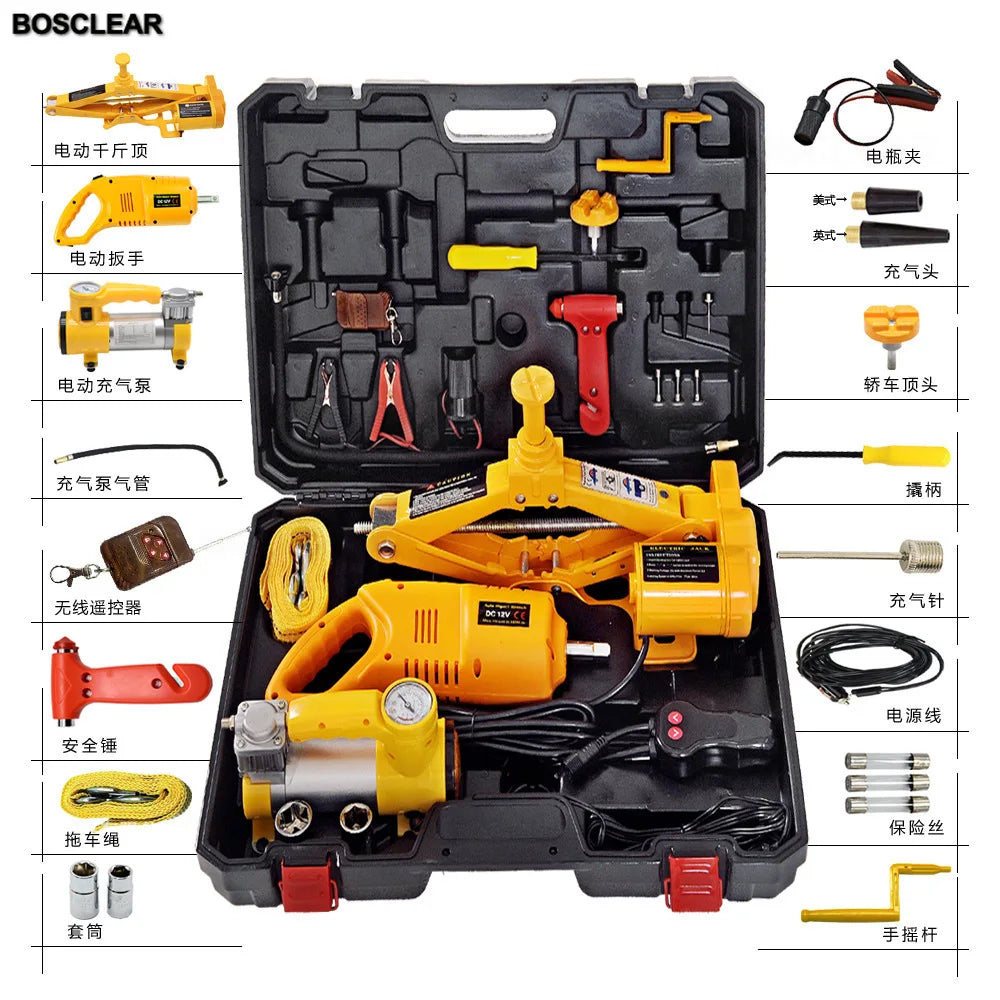 Electric Car Jack Lifting Scissors Jacks - Tool Traction