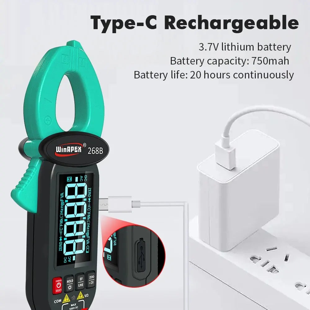 Clamp Meter True RMS Digital Multimeter - Tool Traction