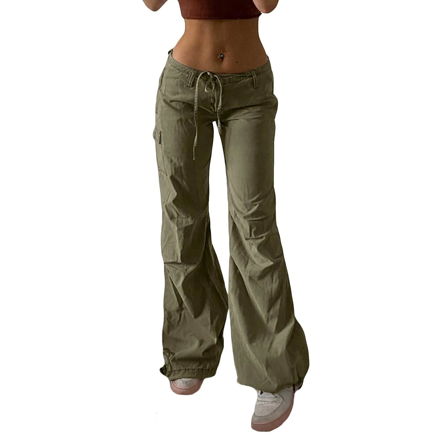 Women's  Drawstring Pants Low-