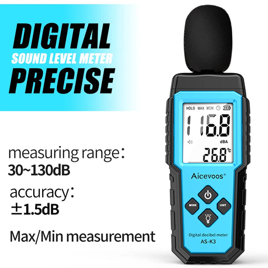 Sound Meter Decibelimeter 30~130dB - Tool Traction