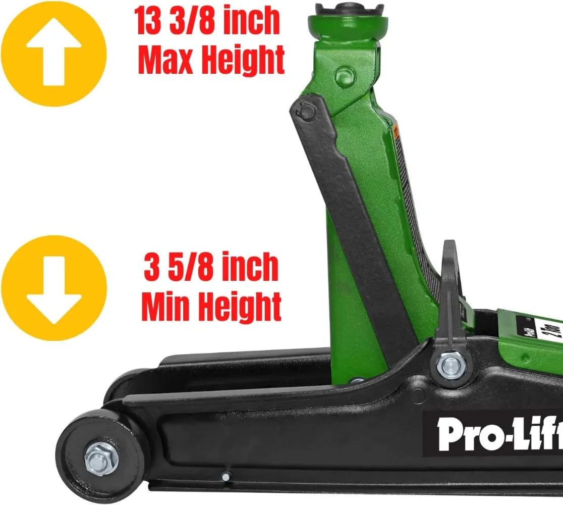 Floor Jack - Car Hydraulic Trolley Jack Lift w - Tool Traction