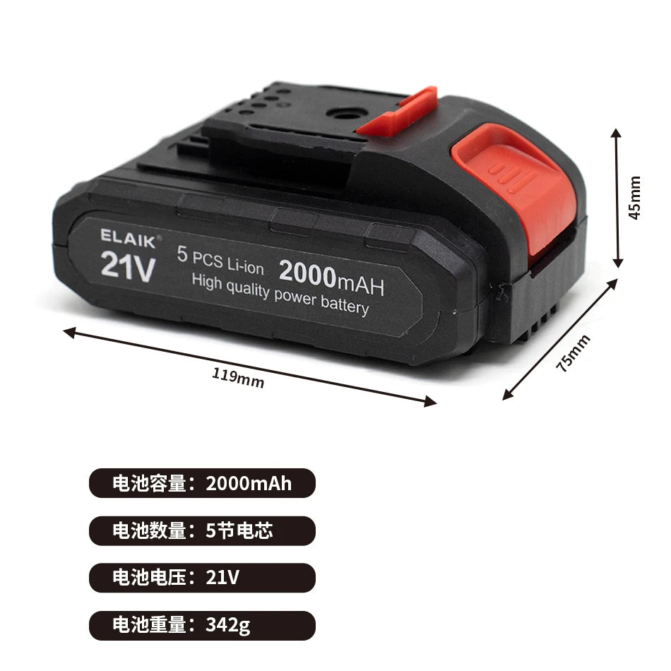 21V 2000mAh Rechargeable Battery L