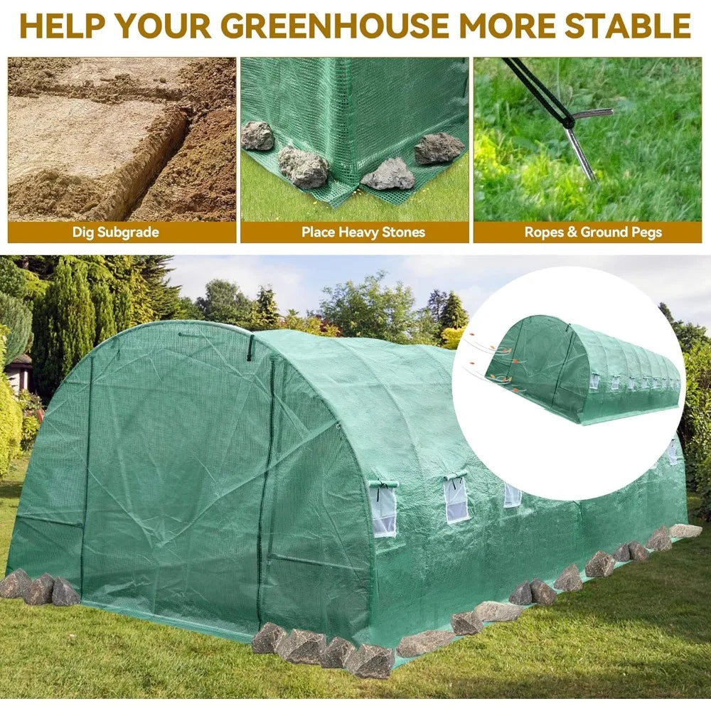 Greenhouse Heavy Duty 26x10x7ft - Tool Traction