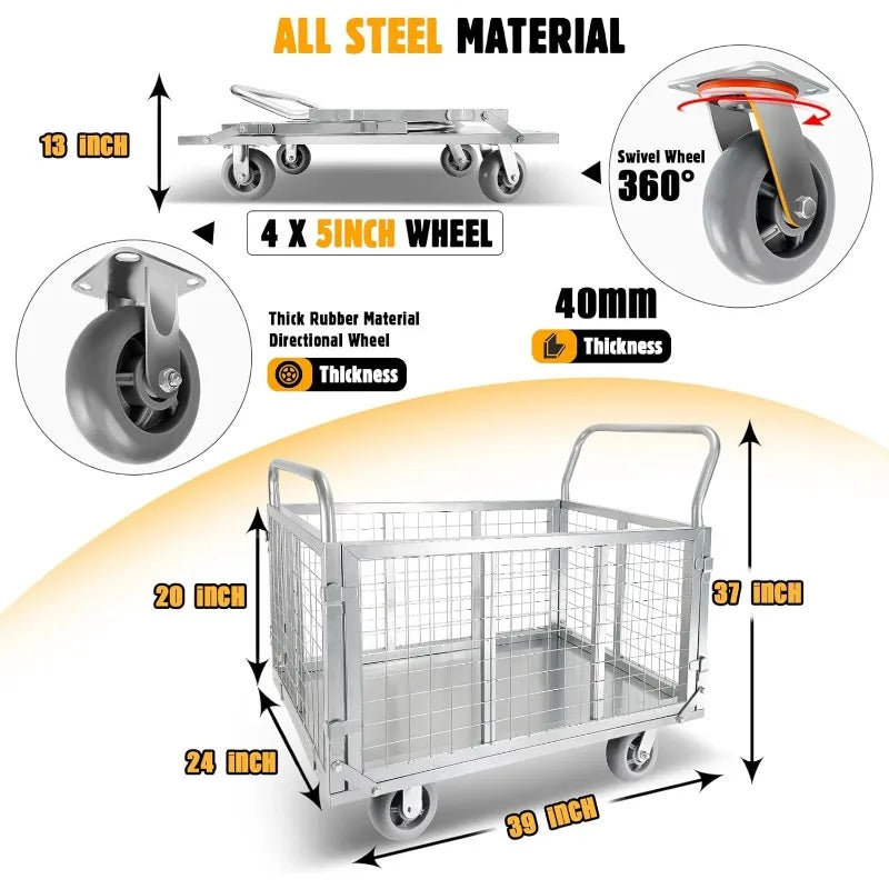 Platform Truck Cart - Tool Traction