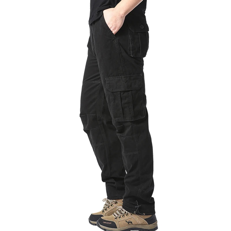 Large Pocket Loose Overalls Men's