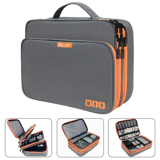 Electronic Accessories Multi Layer Tote Case