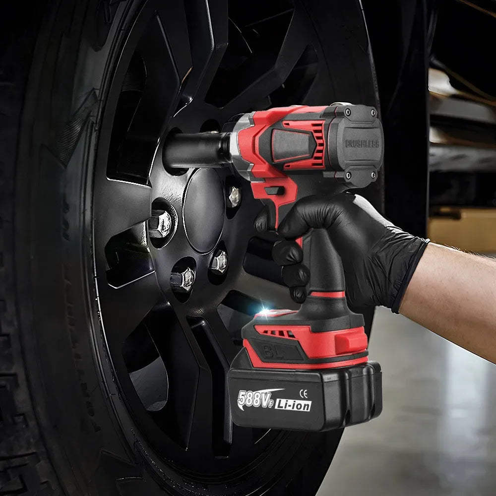 Impact Wrench 1/2 Inch Electric Wrench - Tool Traction