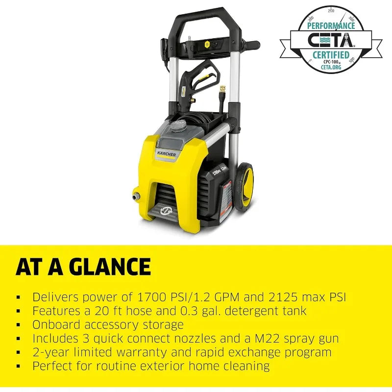 Pressure Washer with 3 Spray Nozzles - Tool Traction