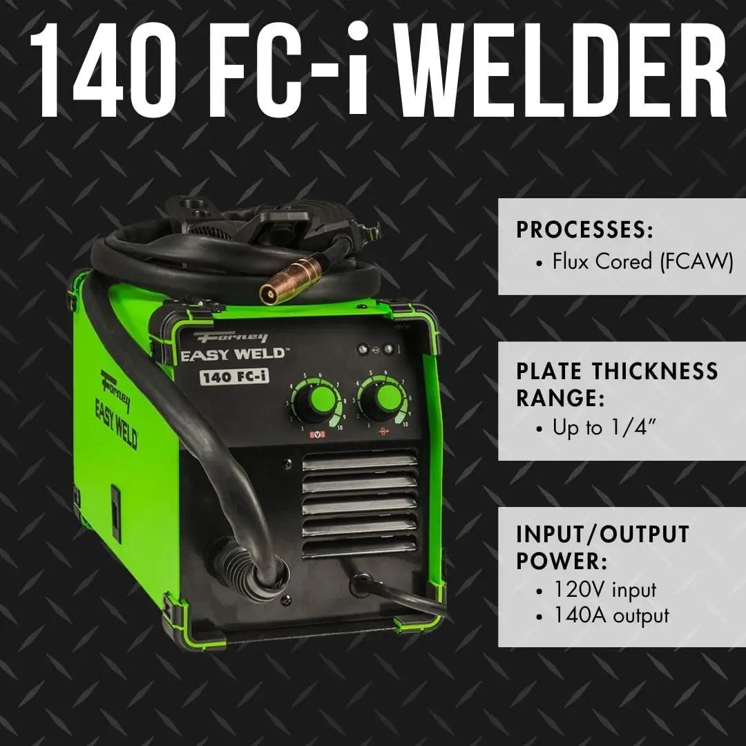 Weld 261, 140 FC-i Forney Easy Welder, 120V, Green - Tool Traction