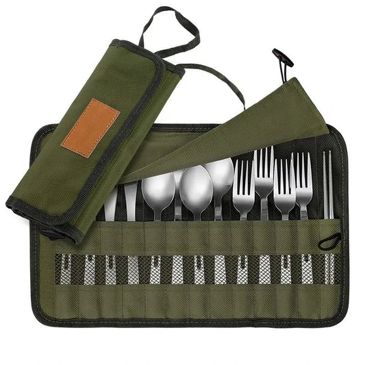 Outdoor Camping Cutlery Storage Bag