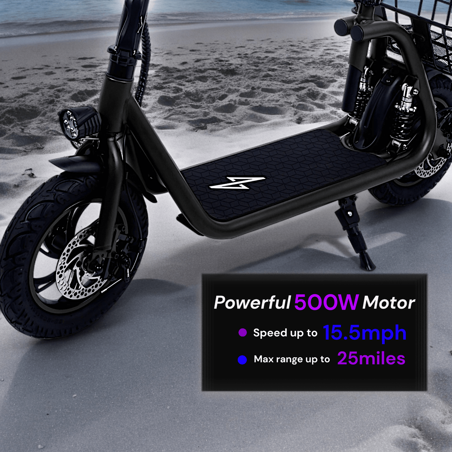 Electric Scooter for Adults - Foldable Scooter w